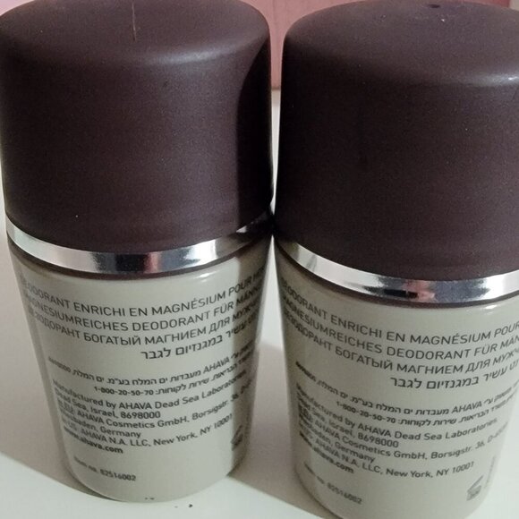 2 TWO NEW AHAVA Men's Magnesium Rich Roll-On Deodorant TWO - Picture 4 of 9